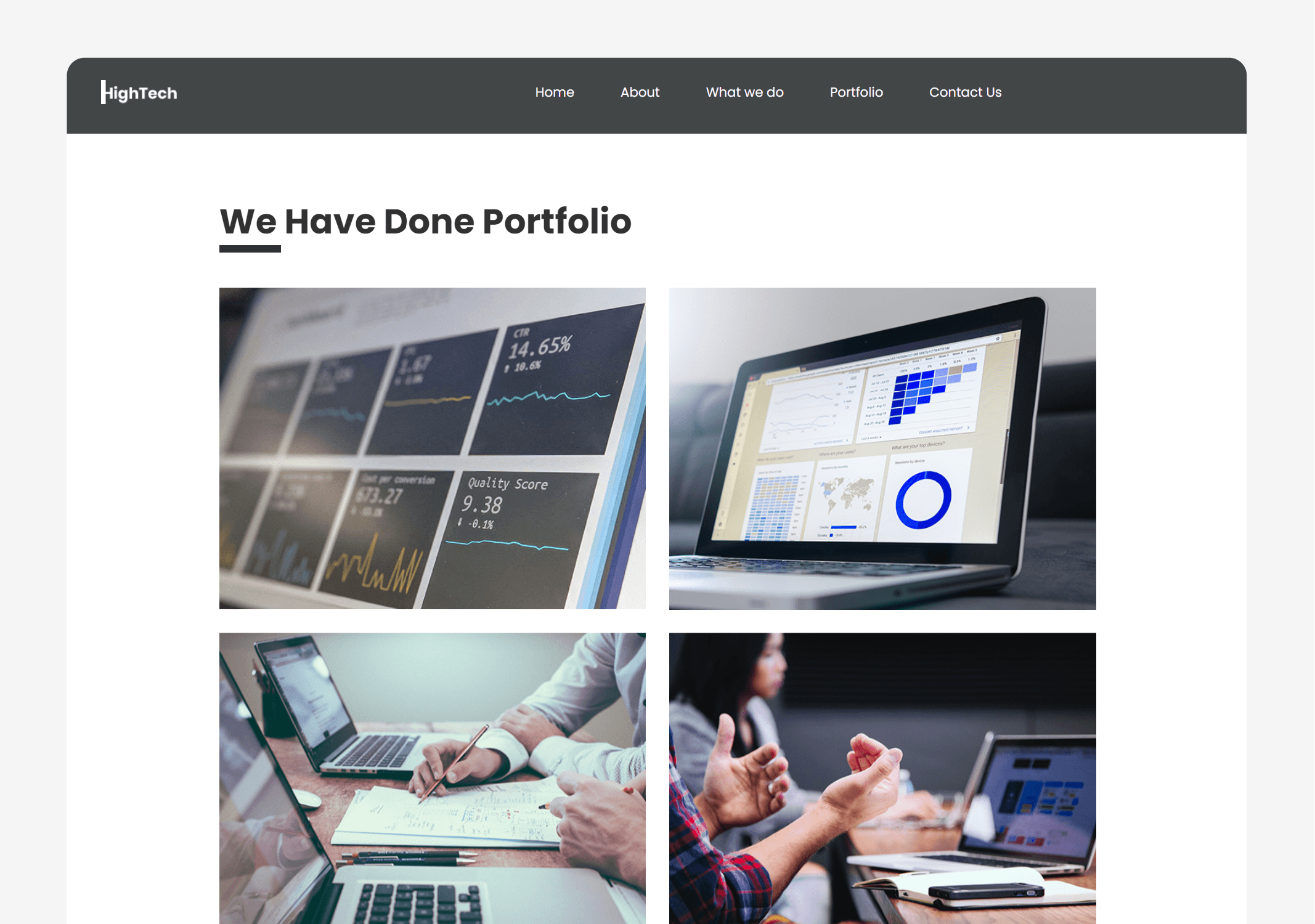 HighTech Agency Website thumbnail 2